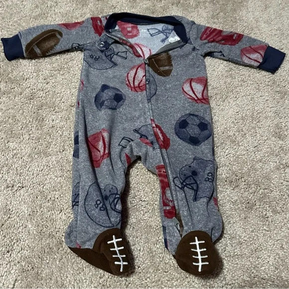 5 fleece Carters sleepers - Picture 8 of 11